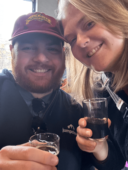 Haley and Brian at the Heavy Seas Beer Festival