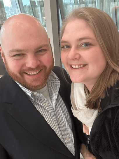 Haley and Brian at a Baltimore Symphony Orchestra concert