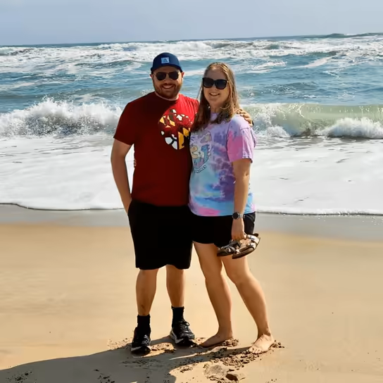 Haley and Brian in Corolla, North Carolina